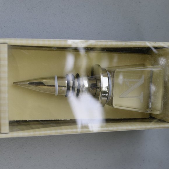 Monogram Wine Bottle Stoppers - Picture 9 of 9